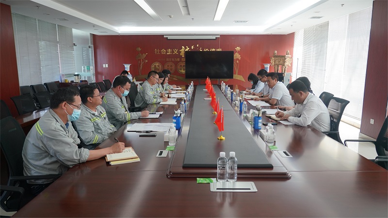 公司黨委副書(shū)記、總經(jīng)理周紅一行到富平公司調研指導工作
