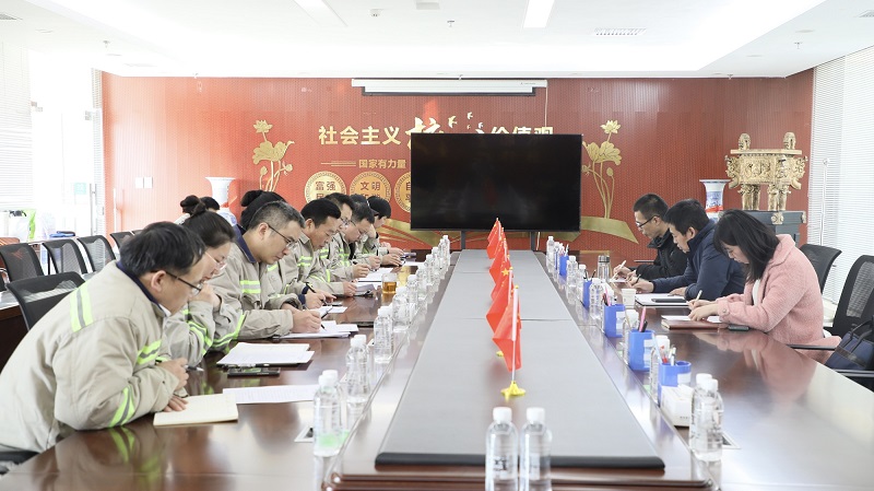 陜西建材科技公司黨委副書(shū)記、總經(jīng)理周紅到富平公司調研指導工作