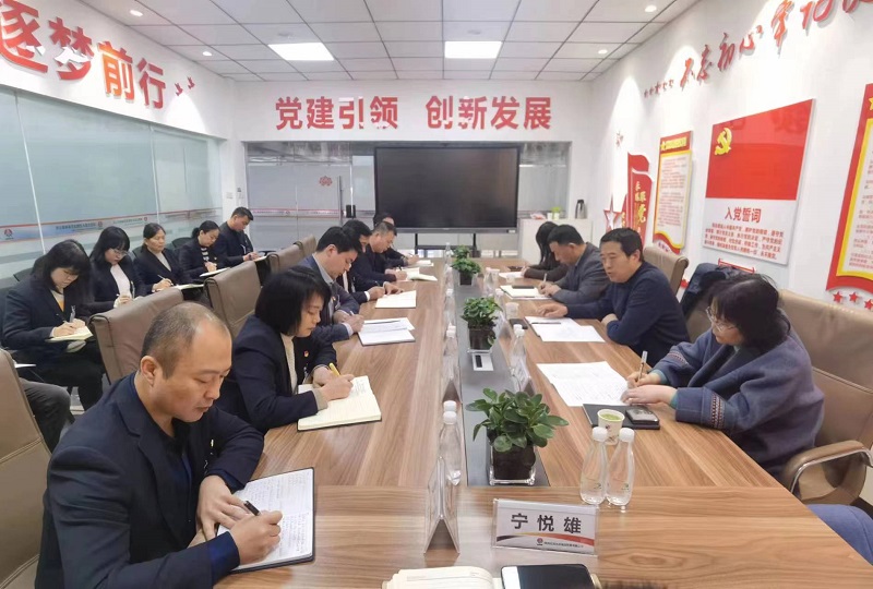 陜西建材科技公司黨委副書(shū)記、總經(jīng)理周紅到物貿公司調研指導工作