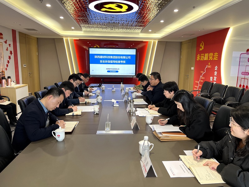 陜西建材科技公司到智引公司開(kāi)展安全環(huán)保督導檢查