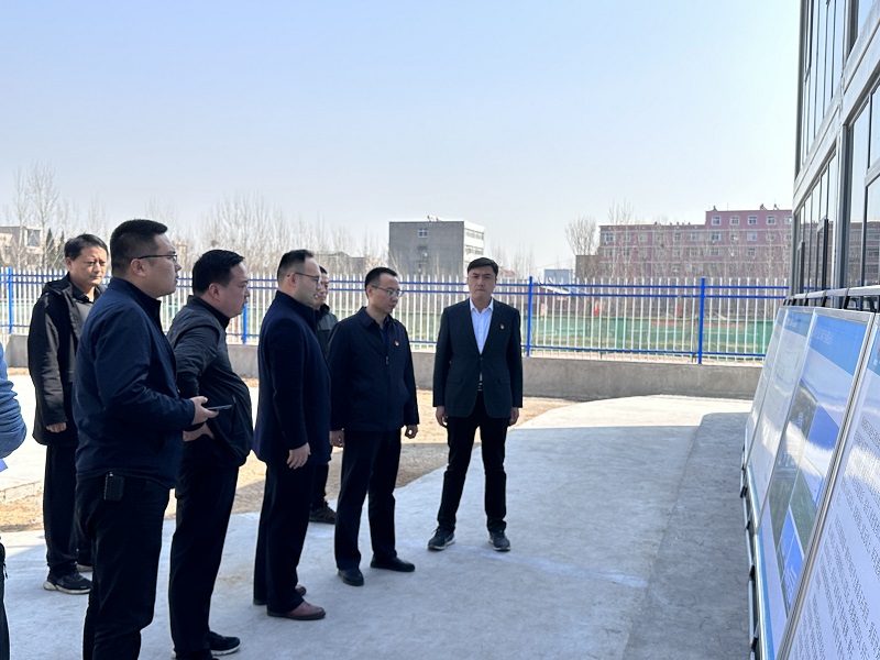 韓城市委常委、組織部長(cháng)、經(jīng)開(kāi)區黨工委書(shū)記宏建一行到龍門(mén)綠碳公司進(jìn)行重點(diǎn)項目實(shí)地調研