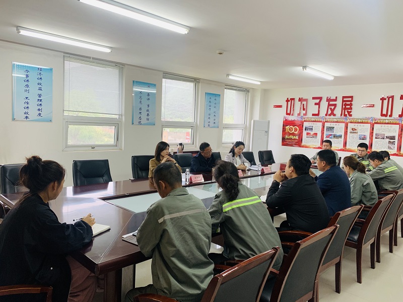 陜西建材科技公司人力資源部到黃陵公司開(kāi)展人力資源優(yōu)化工作調研