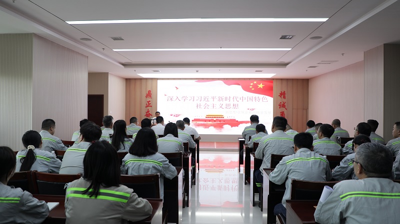 奔著(zhù)問(wèn)題去 一線(xiàn)解疑難——陜西建材科技公司黨委副書(shū)記、總經(jīng)理周紅到富平公司調研