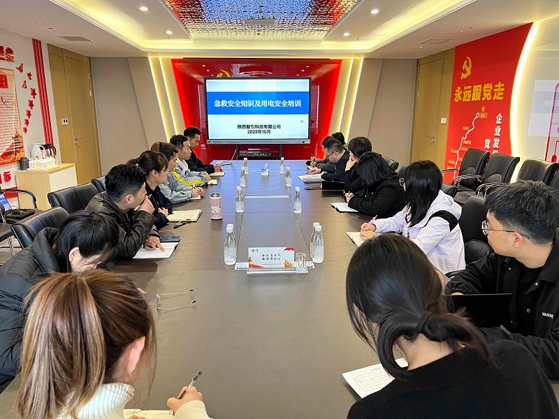 智引公司開(kāi)展急救安全知識、用電安全培訓