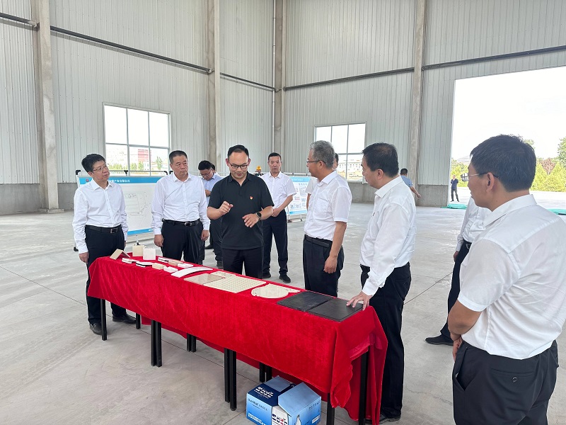 渭南市委副書(shū)記、市長(cháng)陳曉勇一行來(lái)龍門(mén)綠碳公司調研項目建設情況